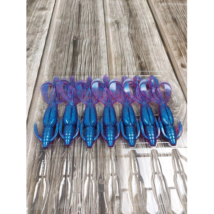 Силікон Keitech Crazy Flapper 3.6" (7 шт/уп),, колір: ea#14 clear morning dawn, Довжина силікону: 3.6" (9.1 см), Колір силікону: ea#14 clear morning dawn, фото , изображение 4