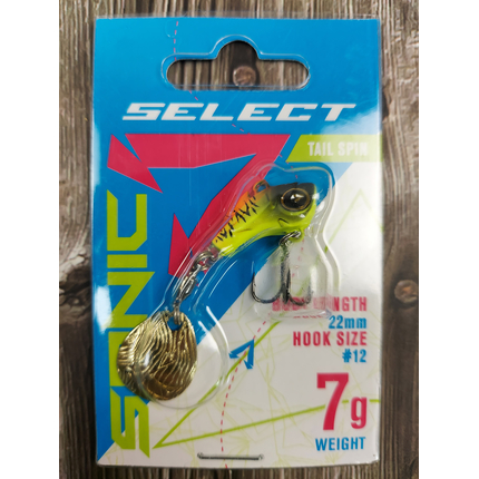 Тейл-спінер Select Sonic 7.0g #05, Вага блешні: 7г, Колір блешні: 5, фото , изображение 3