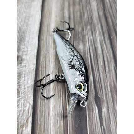 Воблер Savage Gear 3D Sticklebait Twitch S 45mm 4.0g Black Silver, Размер/Вес: 45мм/4г, Цвет воблера: Black Silver, фото , изображение 6