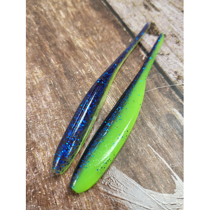 Силікон Keitech Shad Impact 4" (8 шт/упак), колір:pal#06 violet lime berry, Довжина силікону: 4" (10.2 см), Колір силікону: PAL#06 Violet Lime Berry, фото , изображение 8