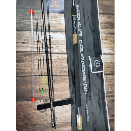 Фідер Brain Scout SE Tournament 3.90m max 180g 3sec (+3 вершинки), Модель: 3.9m 180g, фото , изображение 21