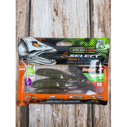 Силікон Select Boozer 4" col.888 (3 шт/упак), Довжина силікону: 4.0" (10.16 см), Колір силікону: 888, фото , изображение 3