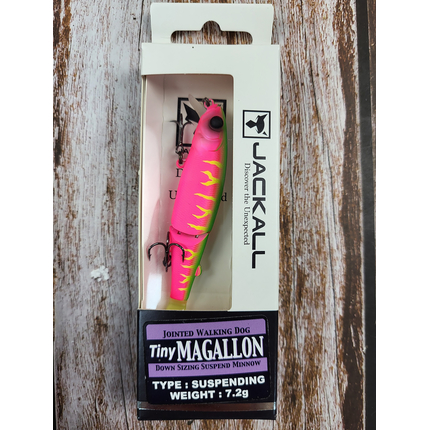 Воблер Jackall Tiny Magallon 88мм 7.2г Dragon Fruit Mat Tiger, Розмір/Вага: 88мм/7.2г, Колір воблера: Dragon Fruit Mat Tiger, фото , изображение 3