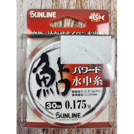 Жилка Sunline Powerd Ayu 30m #0.175/0.069mm 0.51kg, Діаметр: 0.069, фото , изображение 2