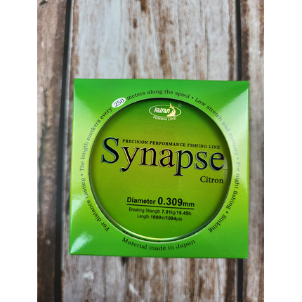 Жилка Katran Synapse Citron 1000m (лимон.) 0.309mm 15.45lb/7.01kg, Діаметр: 0.31, Розмотування: 1000m, фото , изображение 10
