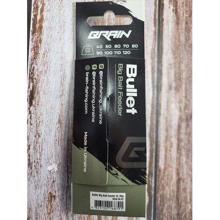 Годівниця Brain Bullet Big Bait Feeder XL 90g, Вага годівниці: 90 гр, Тип годівниці: Big Bait, фото , изображение 6