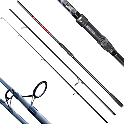 Коропове вудилище Brain Classic Carp 3.30 м / 3.5 lbs / 3 секції — компактне для ближніх дистанцій, Модель: 3.30m 3.5lbs, фото 