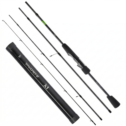 Компактний спінінг Favorite X1.1 (New) Travel 734ML / 2.21m / 5-18g / Ex.Fast + тубус, Модель: 2.21m 5-18g, фото 