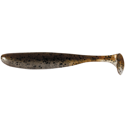 Силікон Keitech Easy Shiner 3.5", колір:414 green pumpkin pp.shad, Довжина силікону: 3.5" (8.9 см), Колір силікону: 414 Green Pumpkin PP.Shad, фото , изображение 2