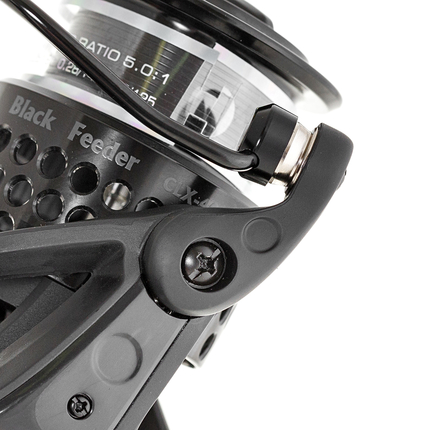 Котушка Okuma Custom Black Feeder CLX-55F 7+1BB, Розмір шпулі: 5500, фото , изображение 2
