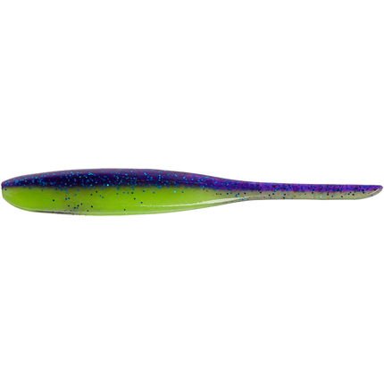 Силікон Keitech Shad Impact 4" (8 шт/упак), колір:pal#06 violet lime berry, Довжина силікону: 4" (10.2 см), Колір силікону: PAL#06 Violet Lime Berry, фото , изображение 2