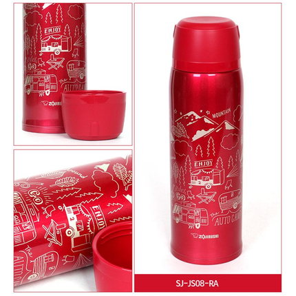 Термос ZOJIRUSHI (Японія) SJ-JS08RA 0.82л червоний, фото , изображение 2