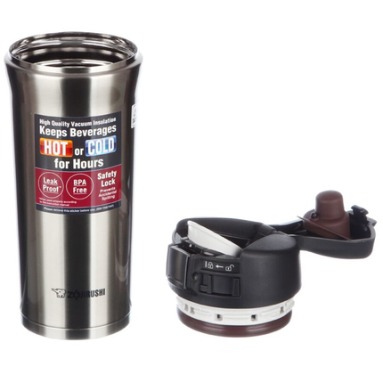 Термокружка ZOJIRUSHI (Япония) SM-YAF48XA 0.48л стальной, Выберите цвет: стальной, Объем (л.): 0.48, фото , изображение 4