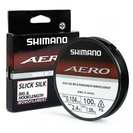 Жилка Shimano Aero Slick Silk Rig/Hooklength 100m 0.240mm 5.28kg, Діаметр: 0.240, фото 