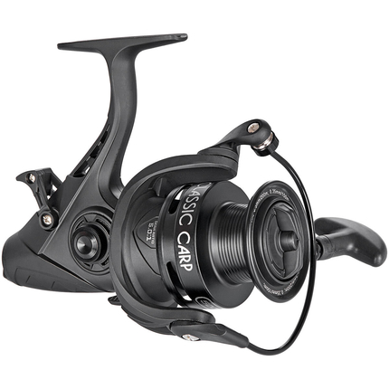 Котушка Brain Classic Carp 4000, підшип. 4+1, з бейтранером (ручка вкручується в головну пару), 5.0:1, Розмір шпулі: 4000, Тип котушки: з бейтранером, фото , изображение 2