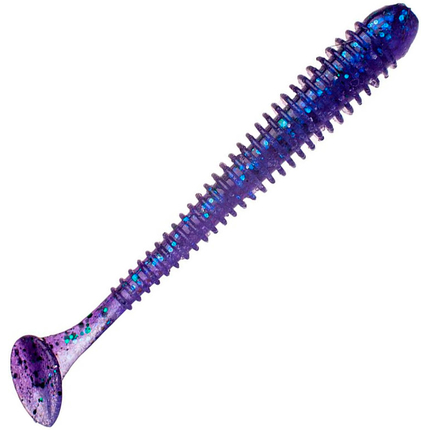 Силикон Keitech Swing Impact 2.5" (10 шт/упак) ц:408 electric june bug, Длина силикона: 2.5" (6.3 см), Расцветка силикона: 408 Electric June Bug, фото 