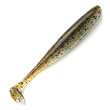 Силікон Keitech Easy Shiner 3.5", колір:414 green pumpkin pp.shad, Довжина силікону: 3.5" (8.9 см), Колір силікону: 414 Green Pumpkin PP.Shad, фото 