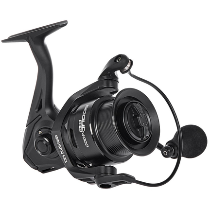 Котушка Brain Scout SE-B 4000S Black (8+1 підшип.), низькопрофільна шпуля, 4.9:1, Розмір шпулі: 4000S Black, фото , изображение 4