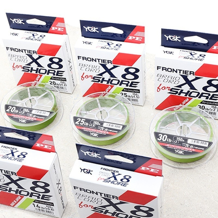 Шнур YGK Frontier Braid Cord X8 150m (зелений) #1.2/0.185mm 20lb/9.0kg, Діаметр: #1.2/0.185mm, Розмотування: 150m, фото , изображение 7