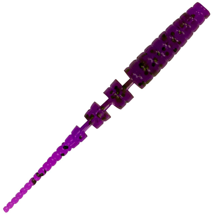 Силікон Select Javik 2.2" col.888 — їстівний черв’як для окуня та нано-джигу (7 шт.), Довжина силікону: 2.2" (5.59 см), Колір силікону: 888, фото 