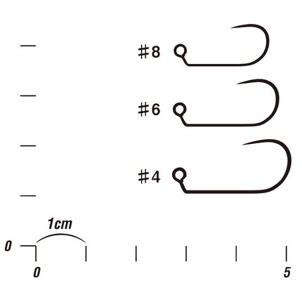 Крючок Decoy AH-12 Area Hook Jiggy #6 (10 шт/уп), фото , изображение 3