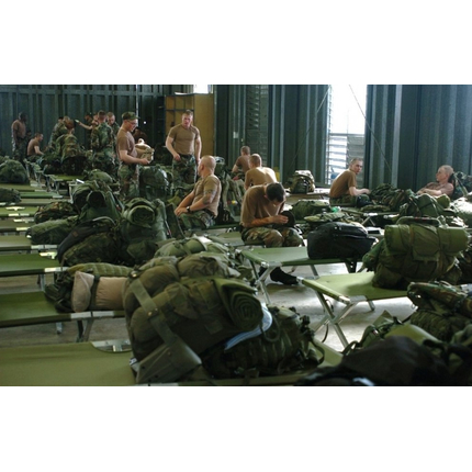 Розкладне ліжко армійське (розкладачка) + Чохол, Конструкція ліжка: НАТО, фото , изображение 13