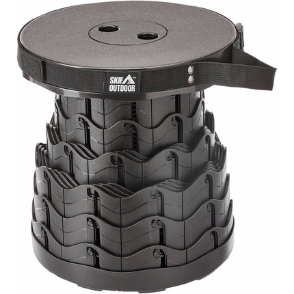 Стілець розкладний SKIF Outdoor Tower. Чорний, фото , изображение 2