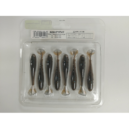 Силікон Keitech Swing Impact FAT 2.8" (8 шт/упак), колір:405 smoke cinnamon, Довжина силікону: 2.8" (7.1 см), Колір силікону: 405 Smoke Cinnamon, фото , изображение 8