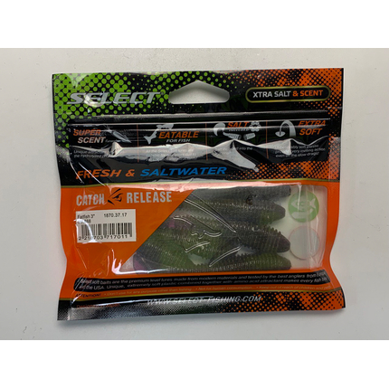 Силікон Select Fatfish 3" col.888 (6 шт/упак), Довжина силікону: 3" (7.62 см), Колір силікону: 888, фото , изображение 14