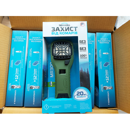 Устройство от комаров Thermacell | Фумигатор от мошек и комаров Термасел, Выберите цвет: Зелений, фото , изображение 7