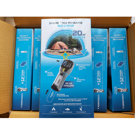 Устройство от комаров Thermacell | Фумигатор от мошек и комаров Термасел, Выберите цвет: Зелений, фото , изображение 9