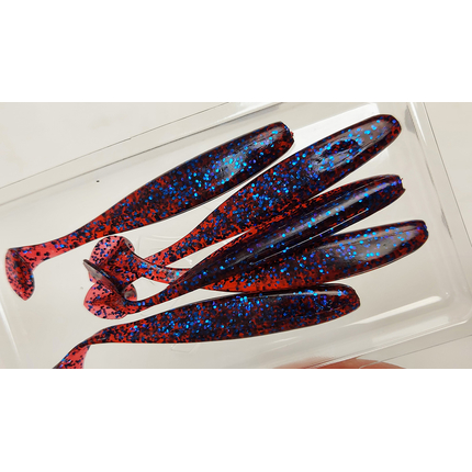 Силікон Select Easy Shad 3" col.110 (5 шт/упак), Довжина силікону: 3" (7.62 см), Колір силікону: 110, фото , изображение 9