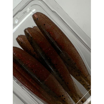Силікон Keitech Easy Shiner 3.5", колір:404 red crawdad, Довжина силікону: 3.5" (8.9 см), Колір силікону: 404 Red Crawdad, фото , изображение 16
