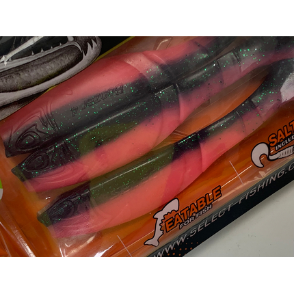 Силікон Select Boozer 4" col.205 (3 шт/упак), Довжина силікону: 4.0" (10.16 см), Колір силікону: 205, фото , изображение 8