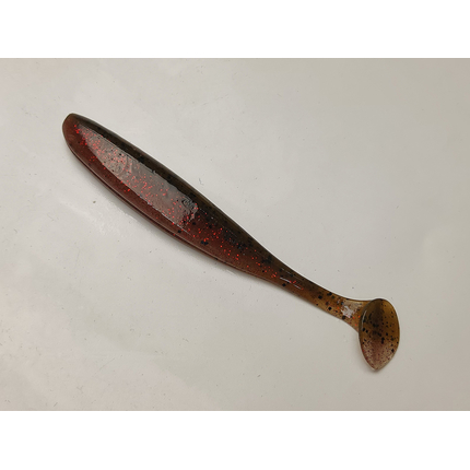 Силикон Keitech Easy Shiner 4.5" (6 шт/упак) ц:404 red crawdad, Длина силикона: 4.5" (11.4 см), Расцветка силикона: 404 Red Crawdad, фото , изображение 3