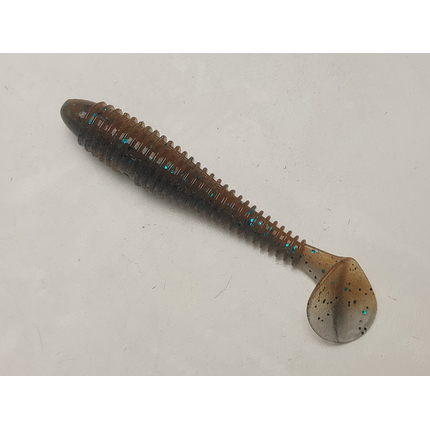 Силікон Keitech Swing Impact FAT 2.8" (8 шт/упак), колір:405 smoke cinnamon, Довжина силікону: 2.8" (7.1 см), Колір силікону: 405 Smoke Cinnamon, фото , изображение 3