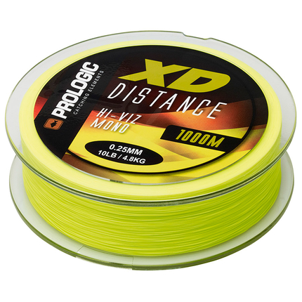 Жилка Prologic XD Distance Mono 1000m 0.28mm 5.60kg 12Lb Hi-Viz Yellow, фото , изображение 2