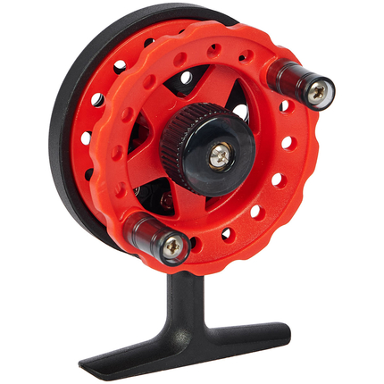 Котушка болонської вудки Viking Fishing Pro 65L (червона) з подовженою лапкою, Розмір шпулі: 65, Модель: червона з лапкою, фото 