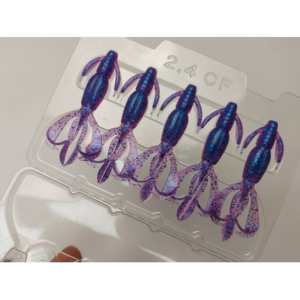 Силикон Keitech Crazy Flapper 2.4" (10 шт/уп), цвет: ea#14 clear morning dawn, Длина силикона: 2.4" (6.1 см), Расцветка силикона: ea#14 clear morning dawn, фото , изображение 9