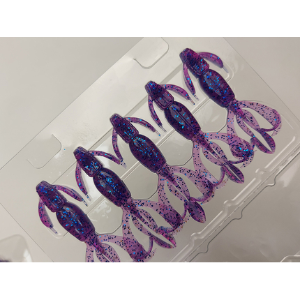 Силикон Keitech Crazy Flapper 2.4" (10 шт/уп), цвет: ea#14 clear morning dawn, Длина силикона: 2.4" (6.1 см), Расцветка силикона: ea#14 clear morning dawn, фото , изображение 10