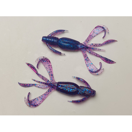 Силикон Keitech Crazy Flapper 2.4" (10 шт/уп), цвет: ea#14 clear morning dawn, Длина силикона: 2.4" (6.1 см), Расцветка силикона: ea#14 clear morning dawn, фото , изображение 4