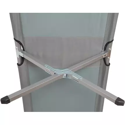 Розкладне армійське ліжко (розкладачка) до 140кг + Чохол (колір: сірий), Конструкція ліжка: НАТО (сіра), фото , изображение 5