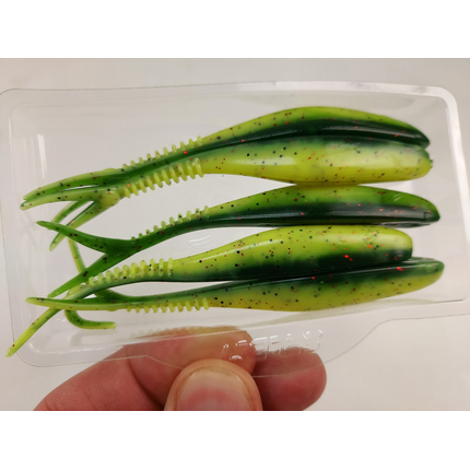 Силікон Select Victim V-Tail 4" #203 (5 шт / уп), Довжина силікону: 4.0" (10.16 см), Колір силікону: 203, фото , изображение 8