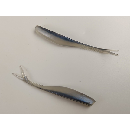 Силікон Select Victim V-Tail 2.5" #301 (7 шт / уп), Довжина силікону: 2.5" (6.1 см), Колір силікону: 301, фото , изображение 4