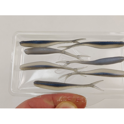 Силікон Select Victim V-Tail 2.5" #301 (7 шт / уп), Довжина силікону: 2.5" (6.1 см), Колір силікону: 301, фото , изображение 8