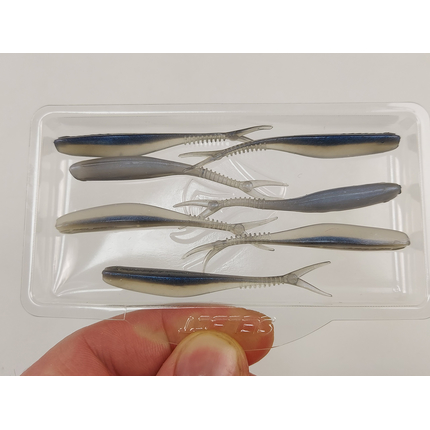 Силікон Select Victim V-Tail 2.5" #301 (7 шт / уп), Довжина силікону: 2.5" (6.1 см), Колір силікону: 301, фото , изображение 9
