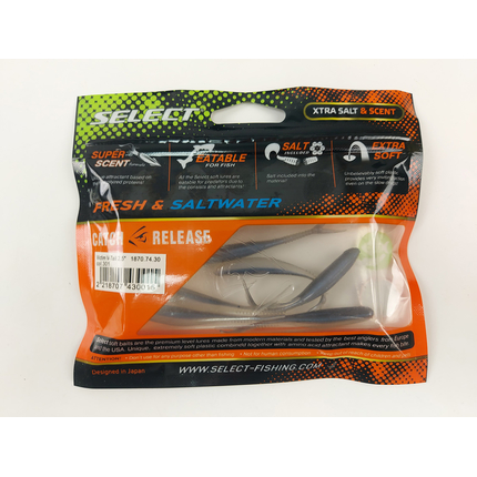 Силікон Select Victim V-Tail 2.5" #301 (7 шт / уп), Довжина силікону: 2.5" (6.1 см), Колір силікону: 301, фото , изображение 12