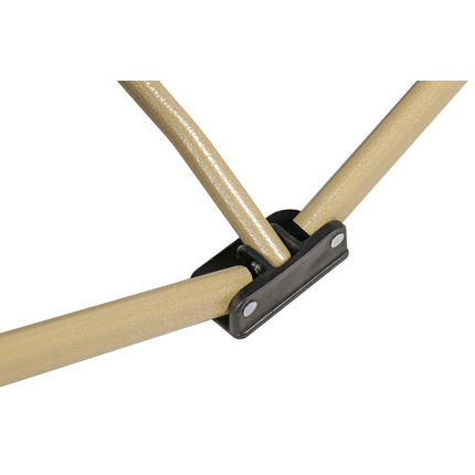 Прочная армейская раскладушка стальная. Раскладушка военная до 150 кг (цвет серий), Конструкция кровати: Павук (сірий), фото , изображение 9