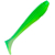 Силікон Keitech Swing Impact FAT 3.3" (7 шт/упак), колір:ea#11 limechartreuseglow, Довжина силікону: 3.3" (8.4 см), Колір силікону: EA#11 Lime Chartreuse Glow, фото 