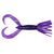 Силікон Keitech Little Spider 2" (8 шт/упак), колір:ea#04 violet, Довжина силікону: 2" (5.1 см), Колір силікону: EA#04 Violet, фото 